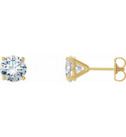 14K Yellow 1 CTW Diamond 4-Prong Cocktail-Style Earrings - 297626053P