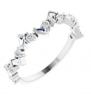 14K White 1/3 CTW Diamond Anniversary Band - 123947600P