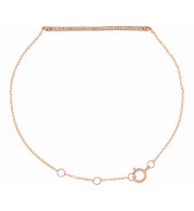 14K Rose 1/6 CTW Diamond 6-8 Bracelet - 65108960002P