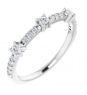 14K White 1/4 CTW Diamond Anniversary Band - 1241016001P