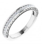 14K White 1/3 CTW Diamond Anniversary Band - 122847600P
