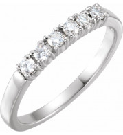 14K White 1/4 CTW Diamond Anniversary Band - 60208209910P