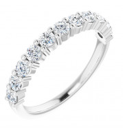 14K White 1/2 CTW Diamond Anniversary Band - 12287760003P