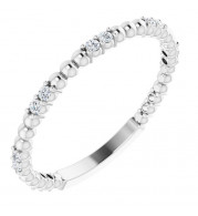 14K White 1/6 CTW Diamond Anniversary Band - 123105600P