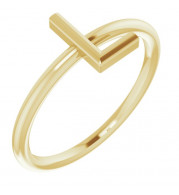 14K Yellow Initial L Ring - 51895168P