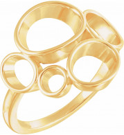 14K Yellow Freeform Ring - 50868101P
