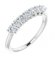 14K White 3/8 CTW Diamond Anniversary Band - 1232736000P