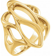 14K Yellow Freeform Ring - 551737182P