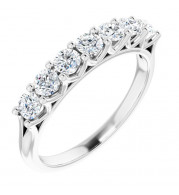 14K White 5/8 CTW Diamond Anniversary Band - 1239746020P