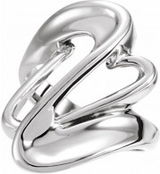 14K White Fashion Ring - 525920160P