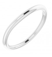 14K White Band - 123281116P
