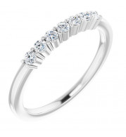 14K White 1/5 CTW Diamond Anniversary Band - 12284460002P