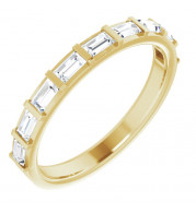 14K Yellow 5/8 CTW Diamond Straight Baguette Anniversary Band - 123178605P