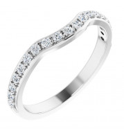 14K White 1/3 CTW Diamond Anniversary Band - 123010600P
