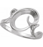 14K White Freeform Ring - 5805122371P