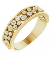 14K Yellow 1/5 CTW Diamond Anniversary Band - 123805601P