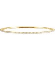 14K Yellow 2 CTW Diamond Stackable Bangle 8 Bracelet - 67337101P