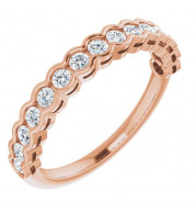 14K Rose 1/2 CTW Diamond Anniversary Band - 1235966032P
