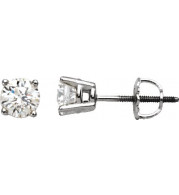 14K White 1 CTW Diamond Stud Earrings - 6753560066P