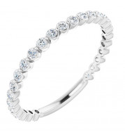 14K White 1/3 CTW Diamond Anniversary Band - 123013600P