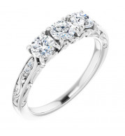 14K White 3/4 CTW Diamond Anniversary Band - 1232666000P