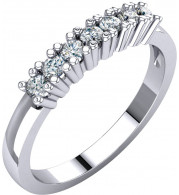 14K White 1/4 CTW Diamond Anniversary Band - 68195128532P