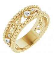 14K Yellow 1/5 CTW Diamond Anniversary Band - 123127601P