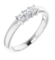 14K White 1/3 CTW Diamond Anniversary Band - 1239756024P