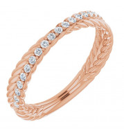14K Rose 1/5 CTW Diamond Anniversary Band - 122982602P