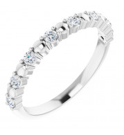 14K White 1/4 CTW Diamond Anniversary Band - 123492600P