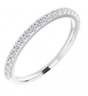 14K White 1/4 CTW Diamond Anniversary Band - 123274600P