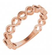 14K Rose Infinity Stackable Ring - 51703103P