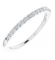 14K White 1/5 CTW Diamond Anniversary Band - 6555360002P