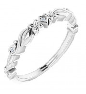 14K White .03 CTW Diamond Anniversary Band - 123692604P