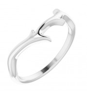 14K White Branch Ring - 51752101P
