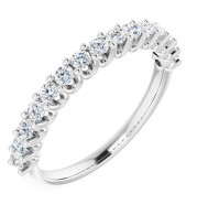 14K White 1/2 CTW Diamond Anniversary Band - 12318060000P