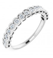 14K White 1/2 CTW Diamond Anniversary Band - 1235966033P