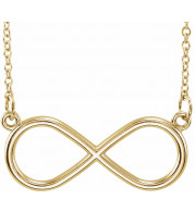 14K Yellow Infinity-Inspired 18 Necklace - 857821001P