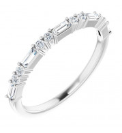 14K White 1/4 CTW Diamond Anniversary Band - 123092615P