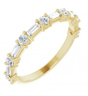 14K Yellow 5/8 CTW Diamond Anniversary Band - 123621609P