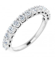 14K White 3/4 CTW Diamond Anniversary Band - 12297860004P