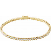 14K Yellow 2 CTW Diamond Line 7 Bracelet - 653537603P
