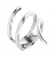 14K White Freeform Ring - 65211960001P