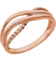 14K Rose Criss-Cross Ring - 861531002P