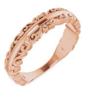 14K Rose Stackable Ring - 51699103P