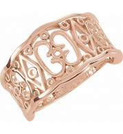 14K Rose Freeform Remount Ring - 51756325P