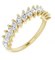 14K Yellow 3/4 CTW Diamond Anniversary Band - 123483601P