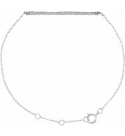 14K White 1/6 CTW Diamond 6-8 Bracelet - 65108960001P