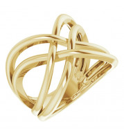 14K Yellow Freeform Ring - 65212260000P