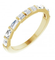 14K Yellow 1/2 CTW Diamond Anniversary Band - 123853601P